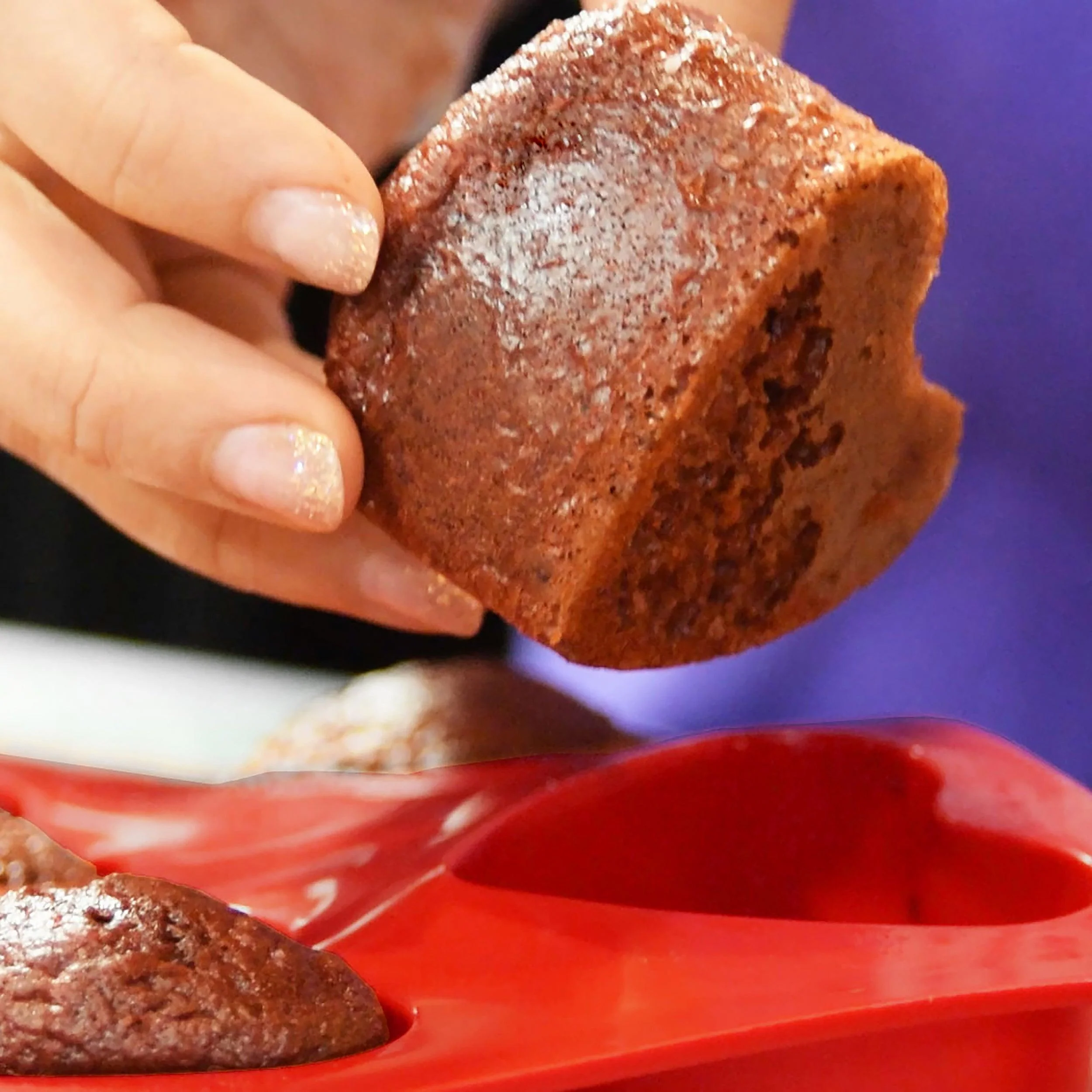 Silicone Bakeware Plain Heart 3oz - Image 3